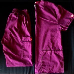 Women’s Scrubs Dickies XS Wine